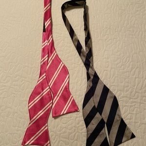 Silk bow ties